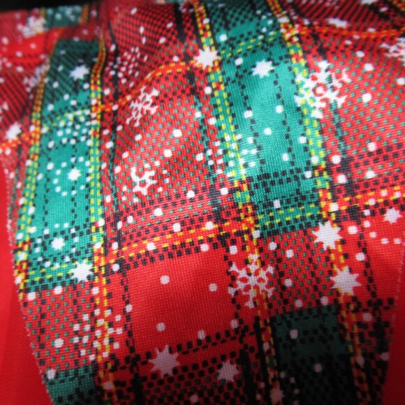 3pc Red White and Green Christmas Holiday Lingerie Costume Set - Picture 12 of 15